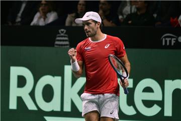 Davis Cup finala Malaga 2022: Borna Ćorić - Roberto Bautista Agut