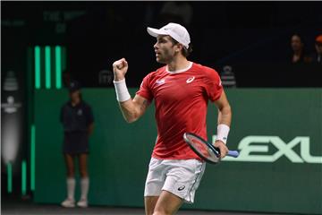 Davis Cup finala Malaga 2022: Borna Ćorić - Roberto Bautista Agut