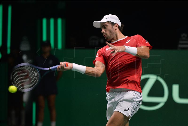 Davis Cup finala Malaga 2022: Borna Ćorić - Roberto Bautista Agut