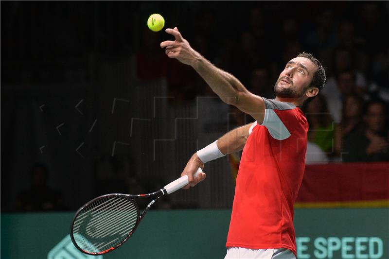 Davis Cup Malaga 2022: Marin Čilić - Pablo Carreno Busta