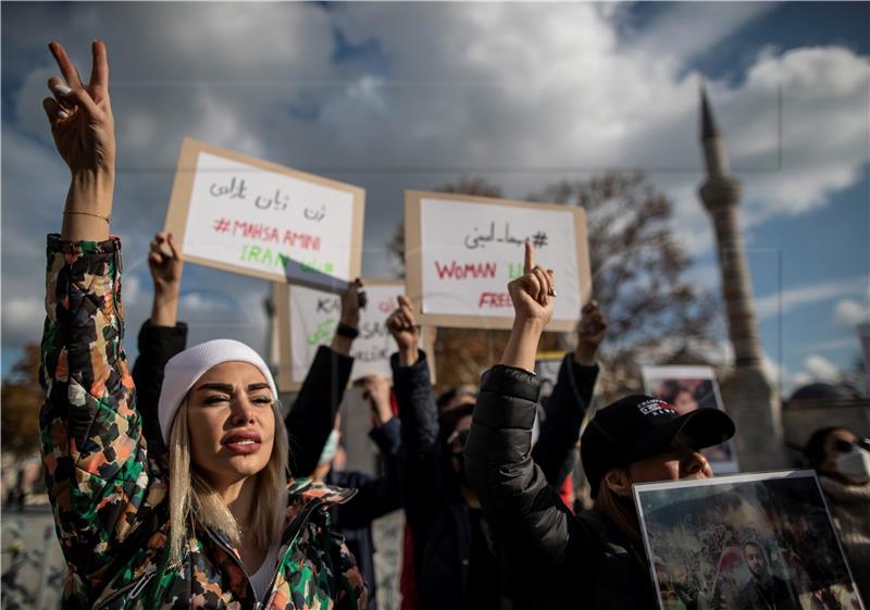 TURKEY IRAN PROTEST MAHSA AMINI