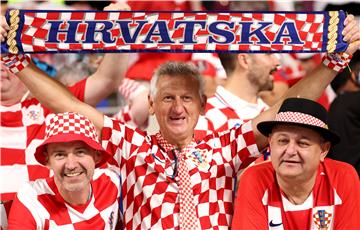 SP KATAR: Navijači na utakmici Hrvatska - Kanada