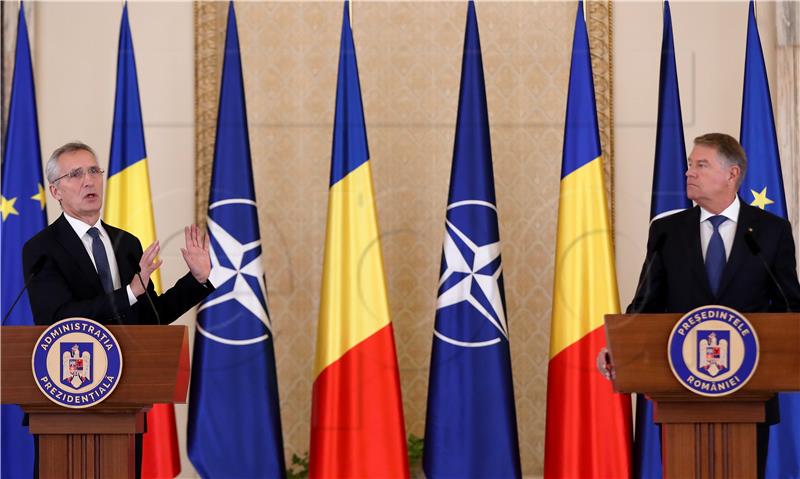 ROMANIA NATO SECRETARY GENERAL VISIT