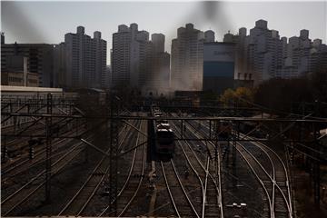 SOUTH KOREA SUBWAY WORKERS STRIKE PROTEST