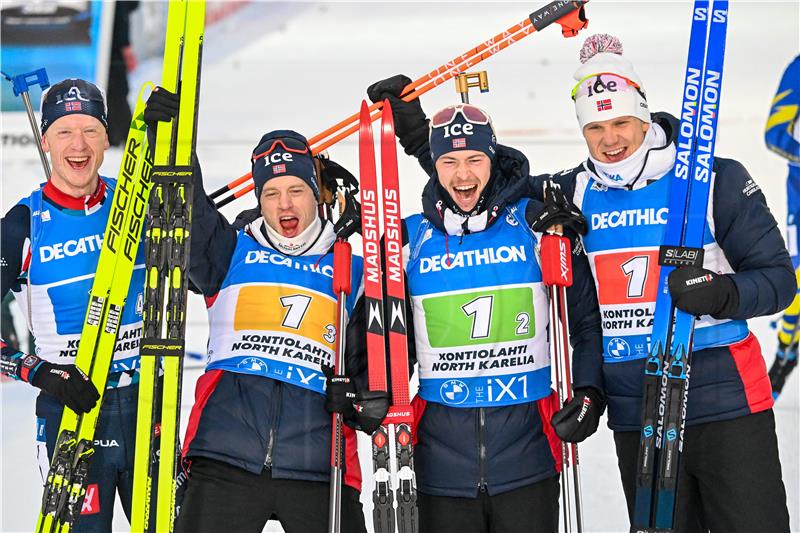 Biatlon: Norvežani najbrži u prvoj štafetnoj utrci nove sezone 