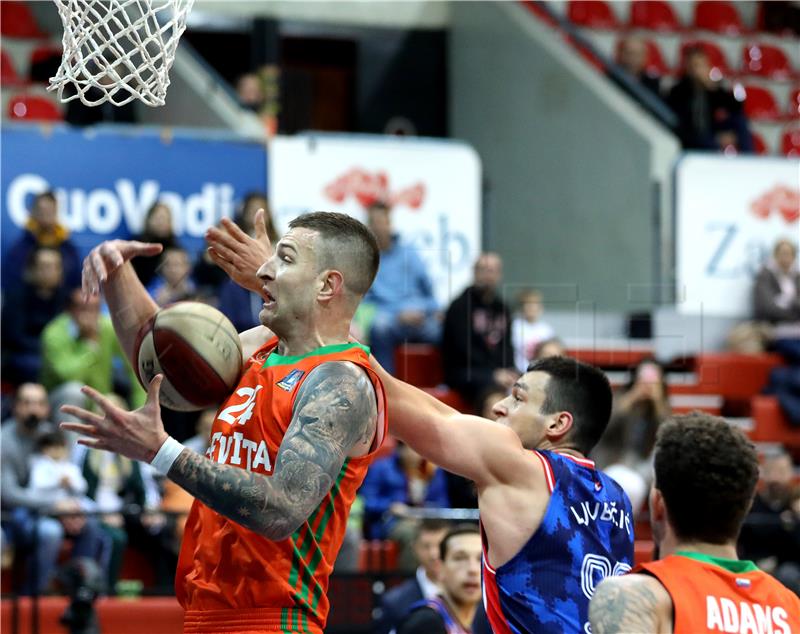 Utakmica 9. kola regionalne košarkaške ABA lige Cibona - Cedevita Olimpija