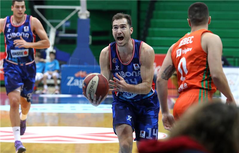 Utakmica 9. kola regionalne košarkaške ABA lige Cibona - Cedevita Olimpija