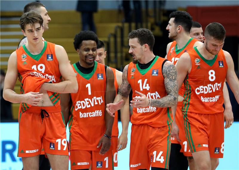 Utakmica 9. kola regionalne košarkaške ABA lige Cibona - Cedevita Olimpija