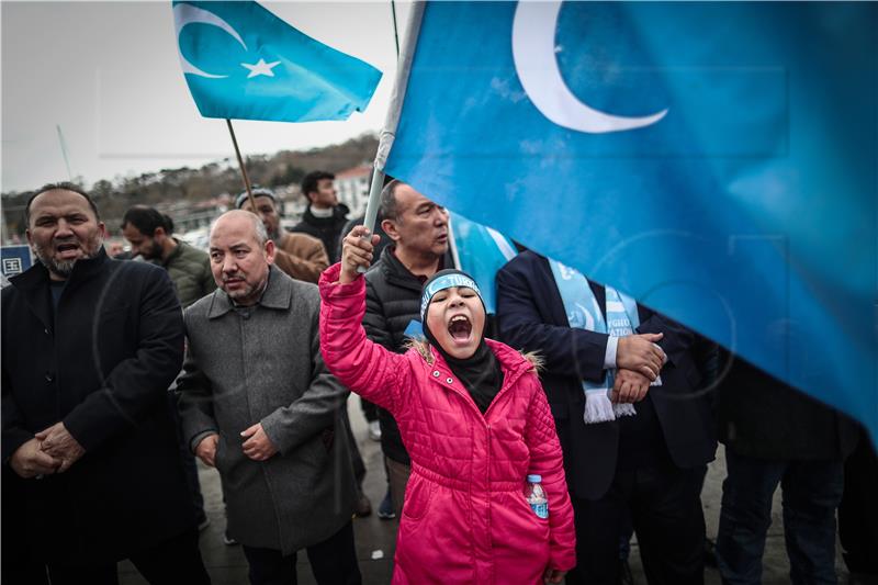 TURKEY UYGHUR CHINA PROTEST