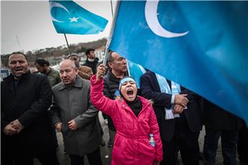 TURKEY UYGHUR CHINA PROTEST