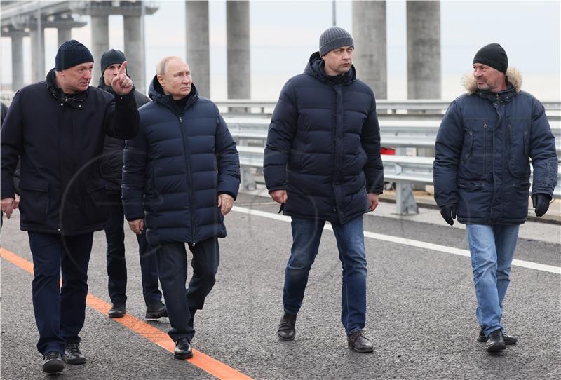 RUSSIA UKRAINE CONFLICT PUTIN CRIMEAN BRIDGE