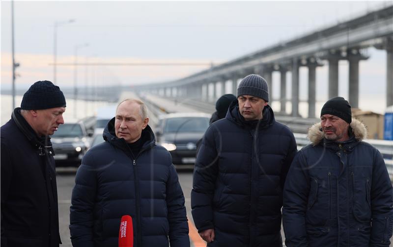 RUSSIA UKRAINE CONFLICT PUTIN CRIMEAN BRIDGE