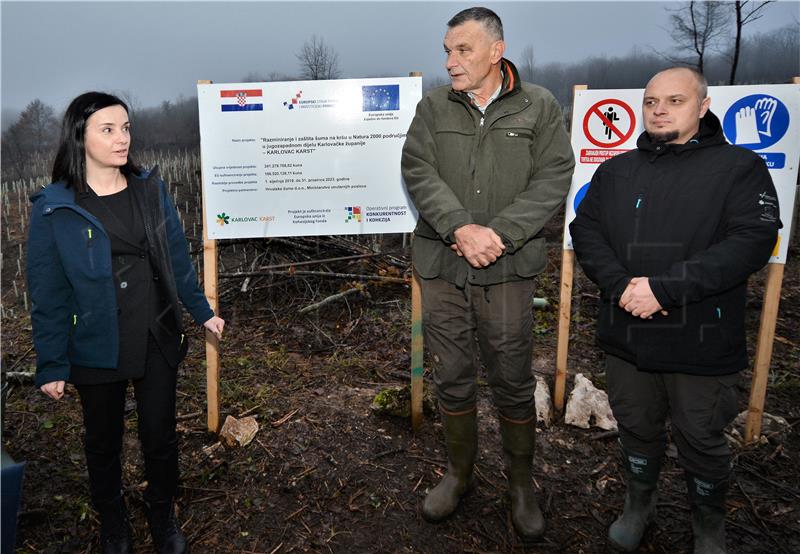 Početak projekta biološke obnove šuma u Karlovačkoj županiji