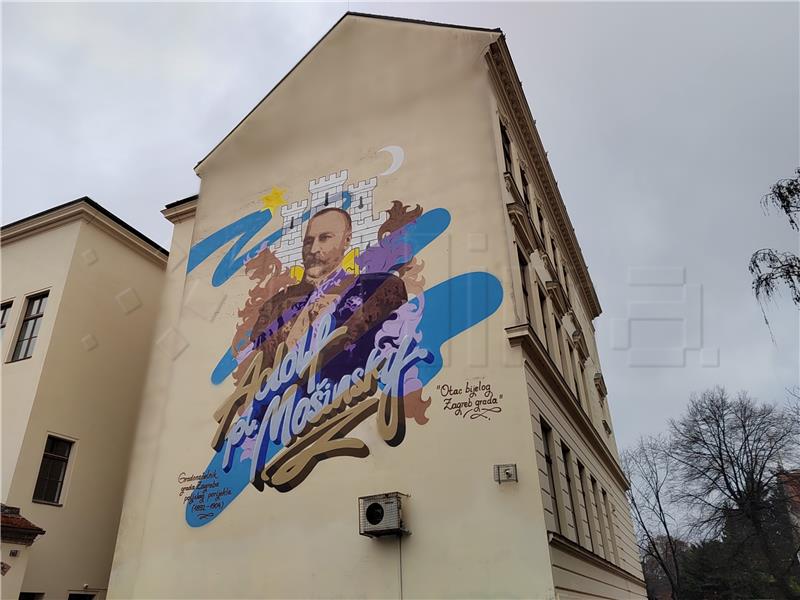 U Varšavskoj izrađen mural posvećen zagrebačkom gradonačelniku Mošinskom