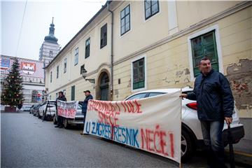 Prosvjedni performans Udruge za zaštitu okoliša Resnik