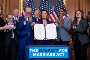 USA CONGRESS LGBTQ SAME SEX MARRIAGE