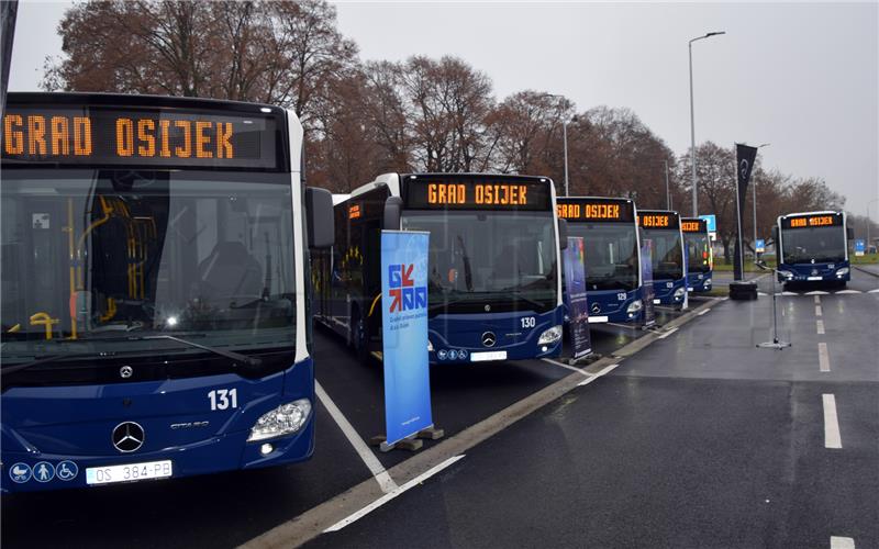 Osječki gradski prijevoz novim autobusima smanjuje štetne emisije