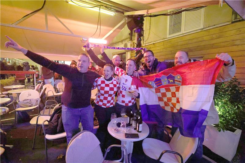 Zadar: Gledanje četvrtfinala SP-a Hrvatska - Brazil