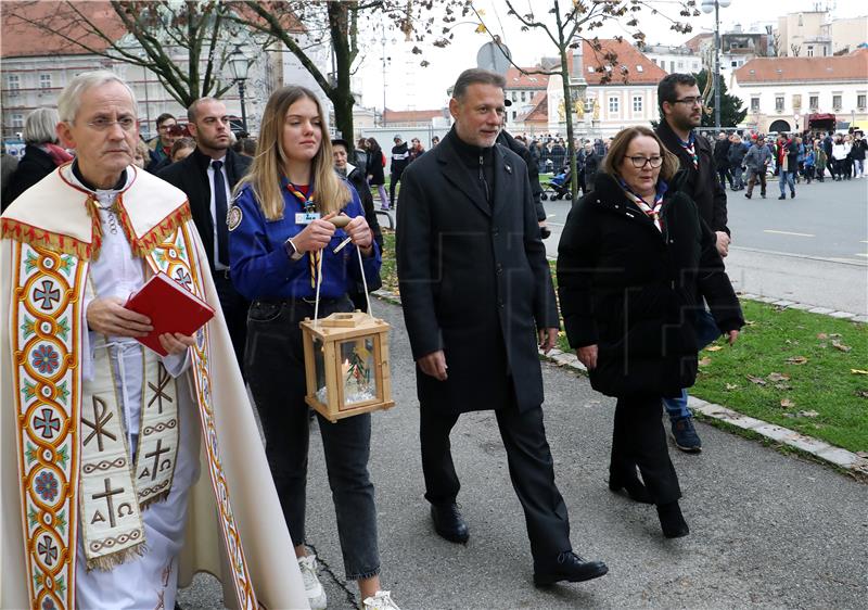 Donošenje Betlehemskog svjetla mira u Hrvatsku