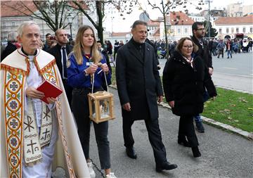 Donošenje Betlehemskog svjetla mira u Hrvatsku