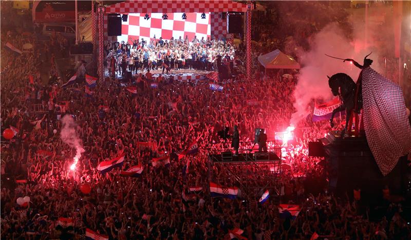 Croatia awaiting arrival of bronze-winning national football team