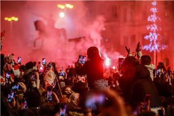 Doček brončane reprezentacije na Trgu bana Jelačića