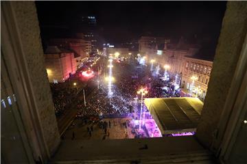 Vatreni stigli na Trg bana Jelačića