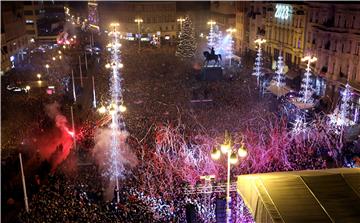 Vatreni stigli na Trg bana Jelačića