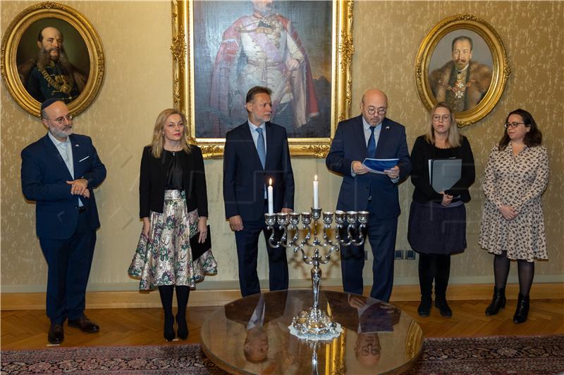 Hanukkah observed in Croatian parliament