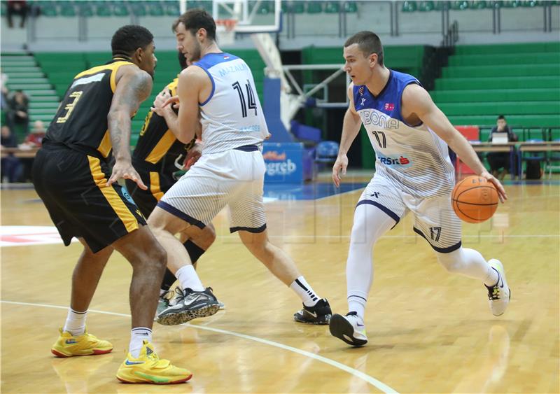 Košarka prvenstvena utakmica između KK Cibona i KK Split