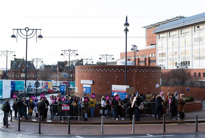 BRITAIN NURSES STRIKE