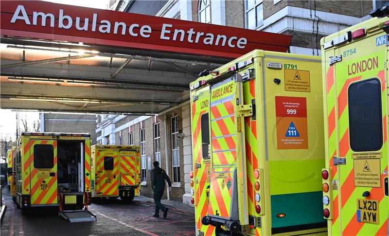 BRITAIN NHS AMBULANCE PARAMEDICS STRIKE