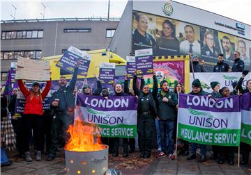 BRITAIN AMBULANCE STRIKE