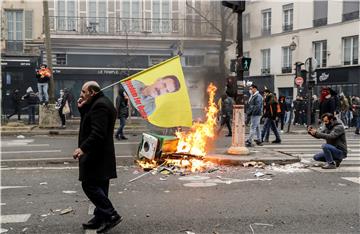 FRANCE DEMOSTRATION KURDISH SHOOTING