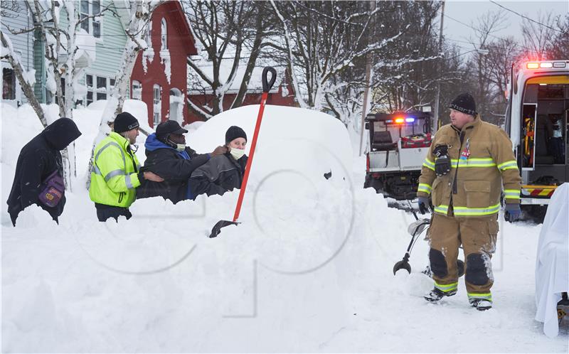 USA BUFFALO WINTER STORM