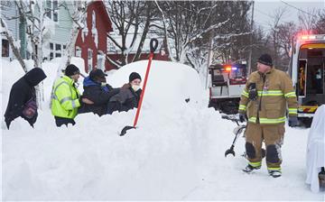 USA BUFFALO WINTER STORM