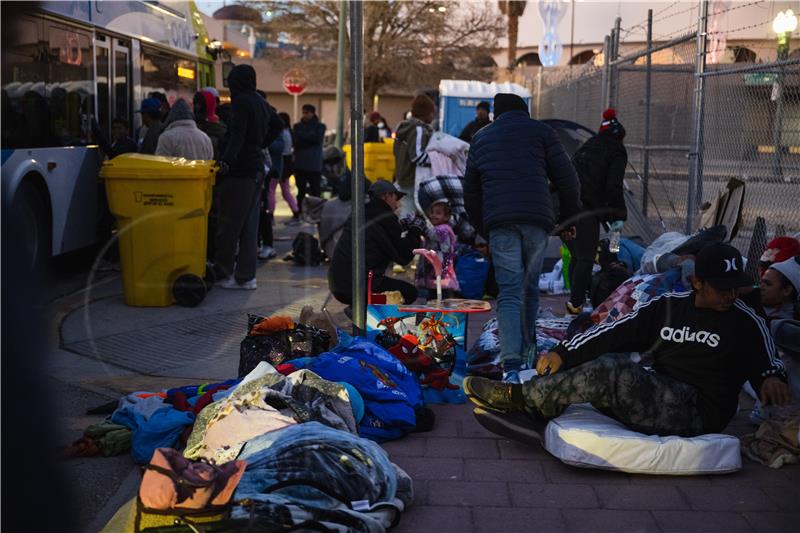 USA EL PASO BORDER MIGRANTS