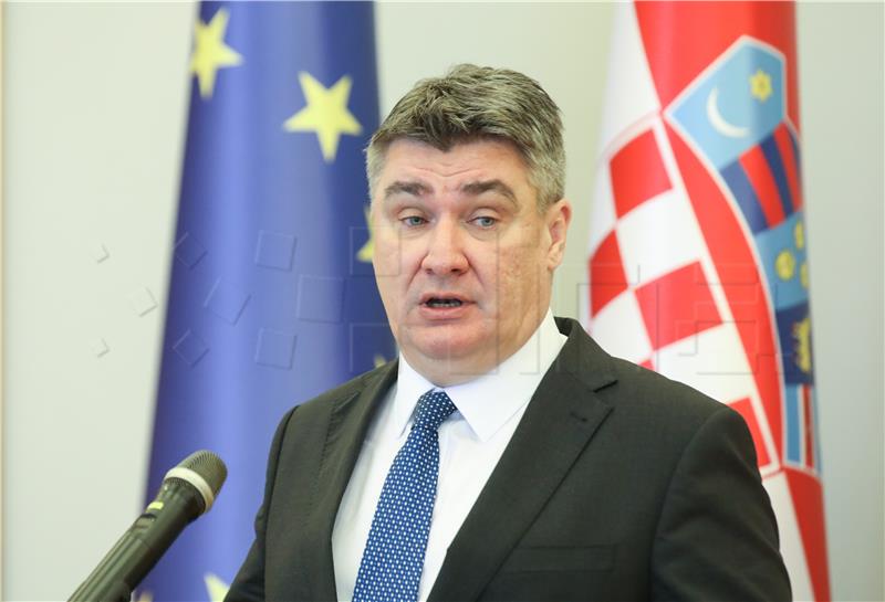 Konferencija za novinare predsjednika Milanovića