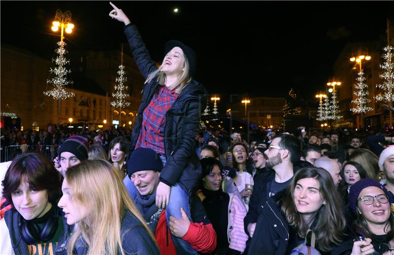 Doček Nove 2023. godine na Trgu bana Jelačića