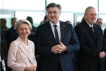 Plenković, von der Leyen i Pirc Musar susreli se na Bregani