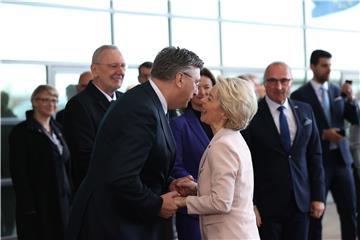 Plenković, von der Leyen i Pirc Musar susreli se na Bregani