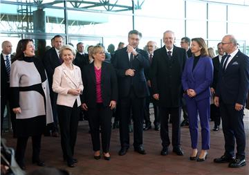 Plenković, von der Leyen i Pirc Musar susreli se na Bregani