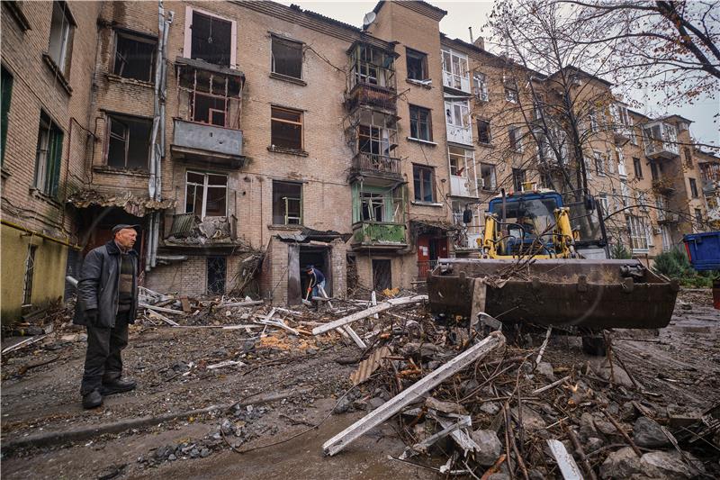 Ukrajinska ledena arena uništena u ruskom napadu