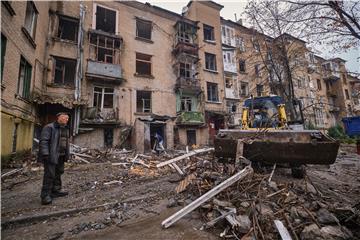 Ukrajinska ledena arena uništena u ruskom napadu