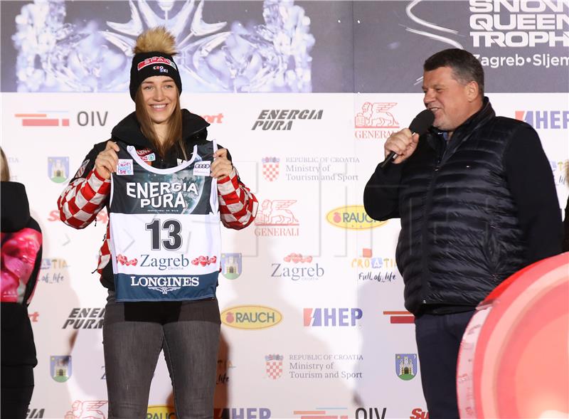 Izvlačenje startnih brojeva za prvu utrku Snow Queen Trophy 2023