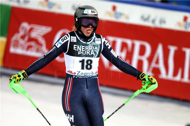 “Snow Queen Trophy“ 2023, Zagreb - slalom skijašica, 2. vožnja