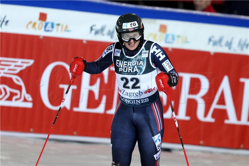 “Snow Queen Trophy“ 2023, Zagreb - slalom skijašica, 2. vožnja