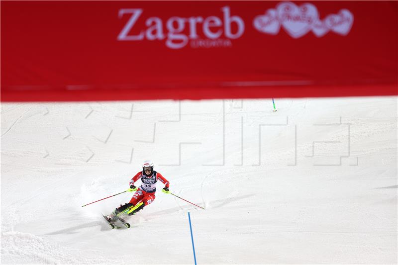 “Snow Queen Trophy“ 2023, Zagreb - slalom skijašica, 2. vožnja