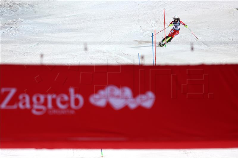 “Snow Queen Trophy“ 2023, Zagreb - slalom skijašica, 2. vožnja