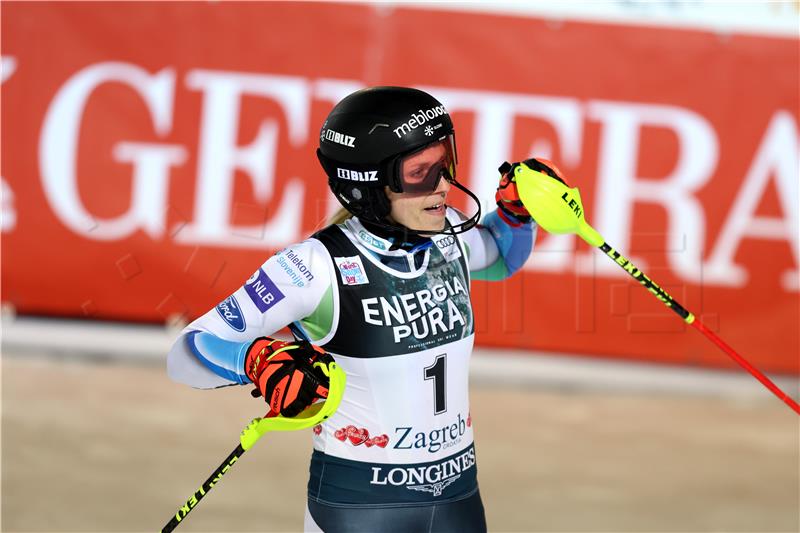 “Snow Queen Trophy“ 2023, Zagreb - slalom skijašica, 2. vožnja